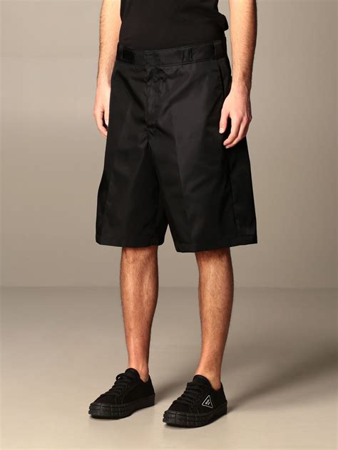 prada men's short shorts